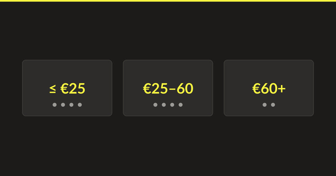 Gift ideas for guitarists sorted into three price tiers - Stringpickr