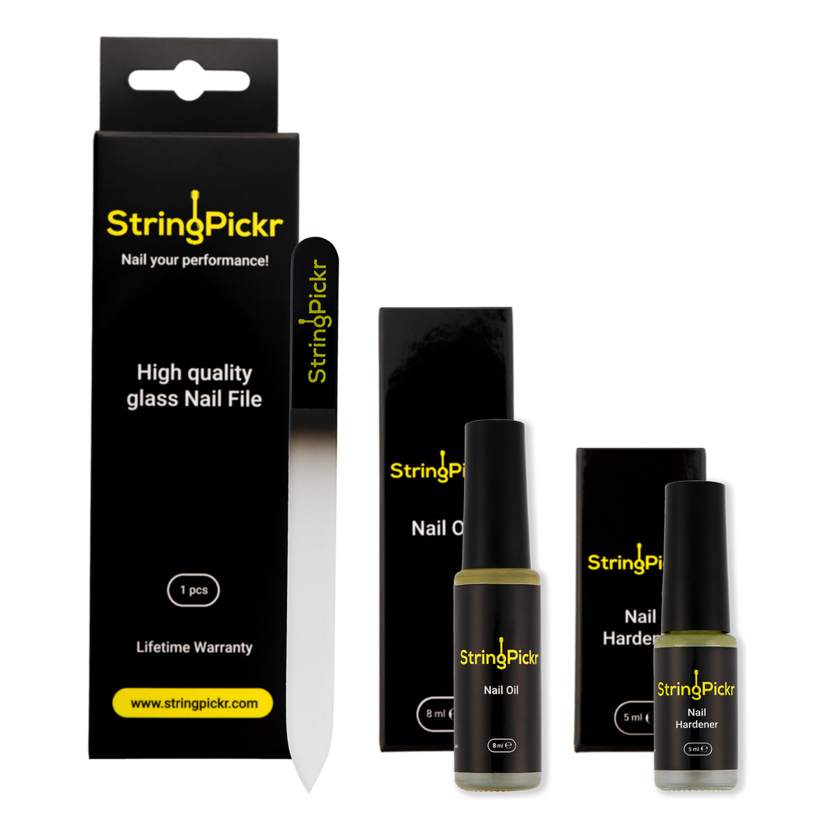 String Pickaxe PRO Nail Care Kit - Stringpickr – StringPickr